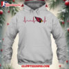 Arizona Cardinals Heartbeat Hoodie Unisex Football T shirt Hoodie 1