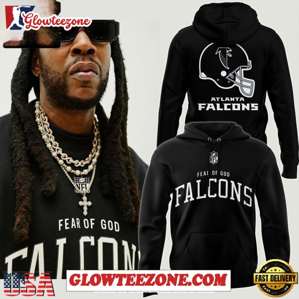 Atlanta Falcons Fear Of God X Nfl Atlanta Capsule Limited Premium Edition Hoodie 1