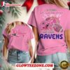 Baltimore Ravens Nfl In October We Wear Pink And Watch 2025 Womens T Shirt 1