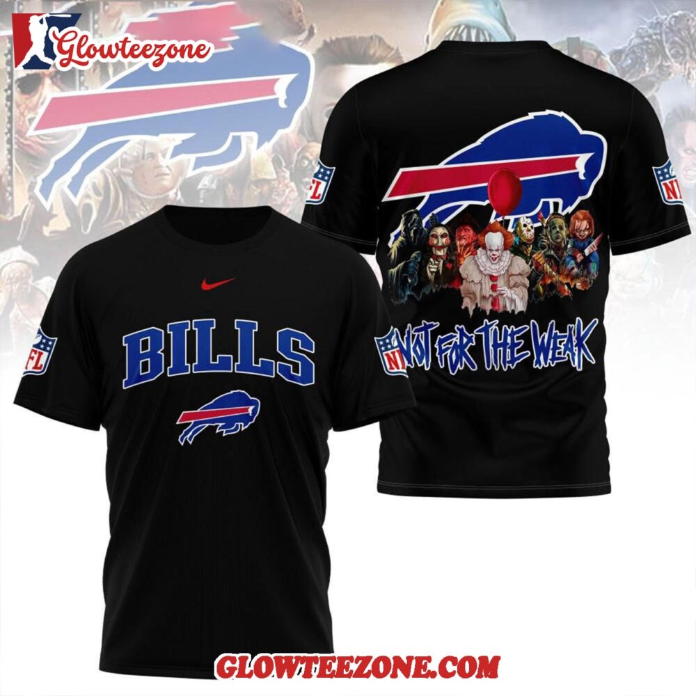 Buffalo Bills 2025 Nfl Not For The Weak Halloween All Over Print Shirt 1