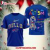 Buffalo Bills Autism Awareness 3d Shirt 2 Buffalo Bills Autism Awareness 3d Shirt 1