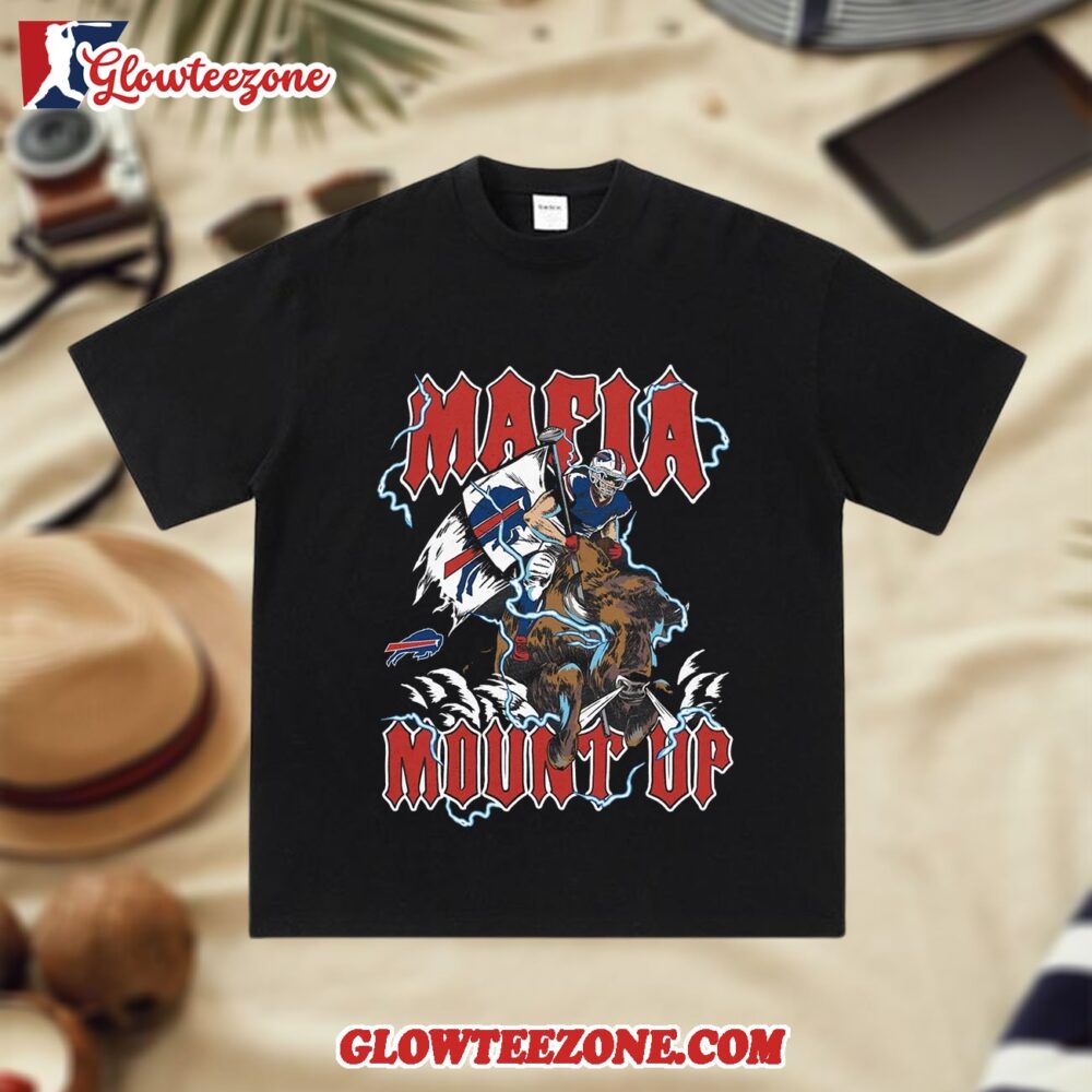 Buffalo Bills Homage Mafia Mount Up T shirt