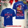 Buffalo Bills Nfl Funny Xmas Blue 3d T Shirt 1