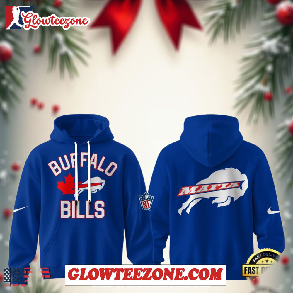 Buffalo Bills X Toronto Maple Leafs Peace Blue 3d Hoodie 1