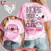 Chicago Bears 2025 Nfl Breast Cancer Awareness Snoopy Hope For A Cure All Over Print Shirt 1