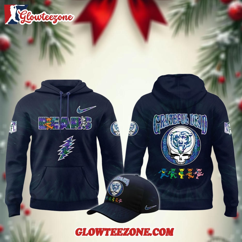 Chicago Bears Grateful Dead Limited Hoodie 1