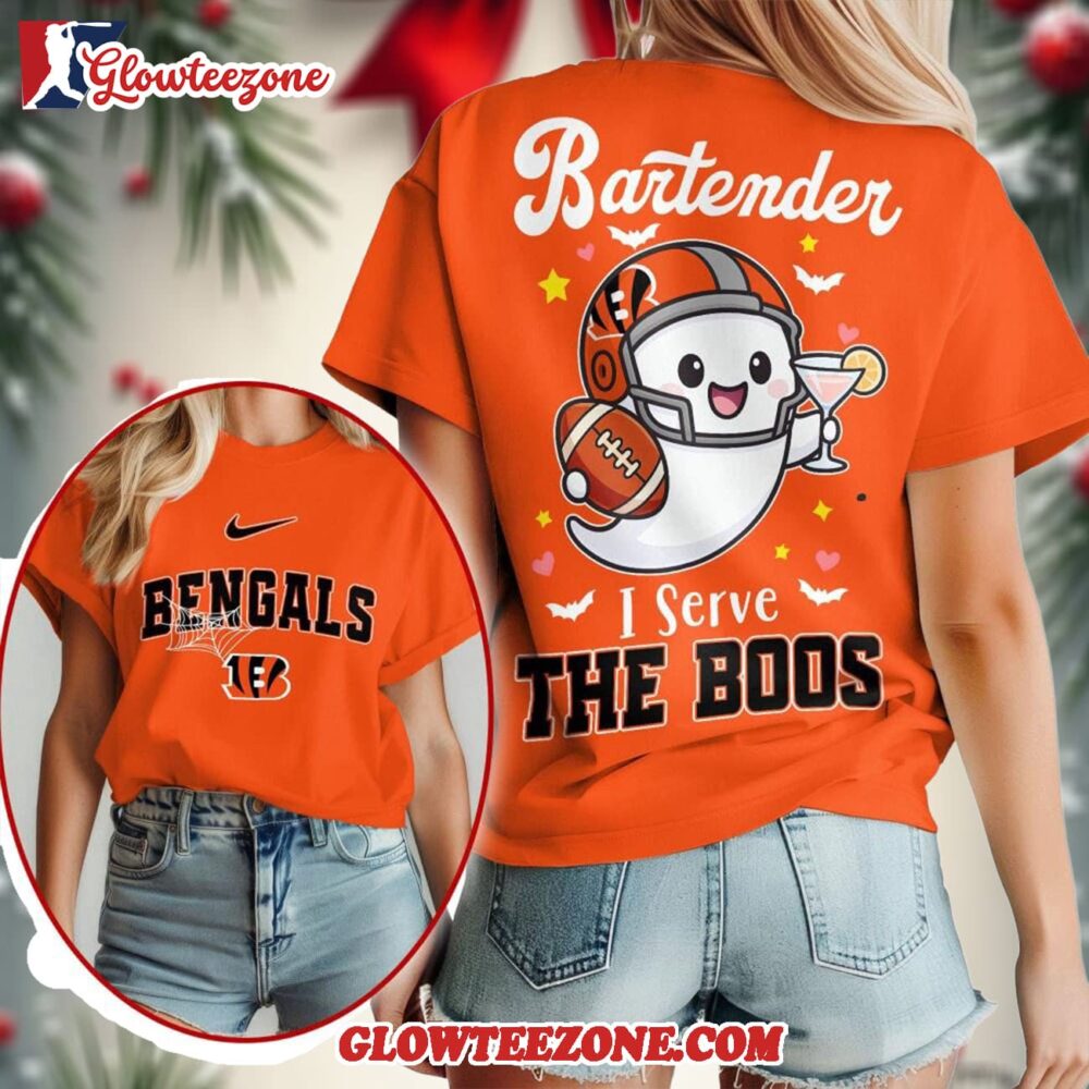 Cincinnati Bengals 2025 Nfl Bartender Halloween Fan All Over Print Shirt 1