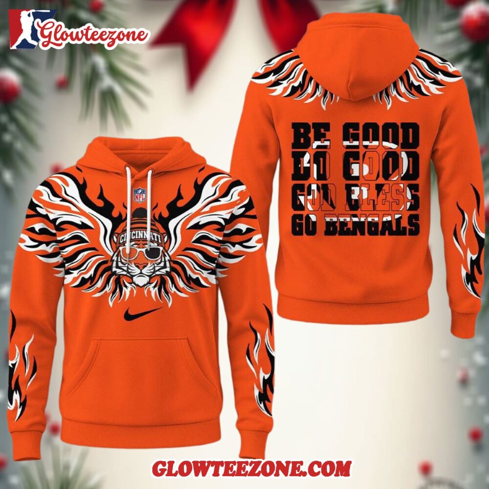 Cincinnati Bengals 2025 Nfl Fire Wings All Over Print Hoodie Shirt 1