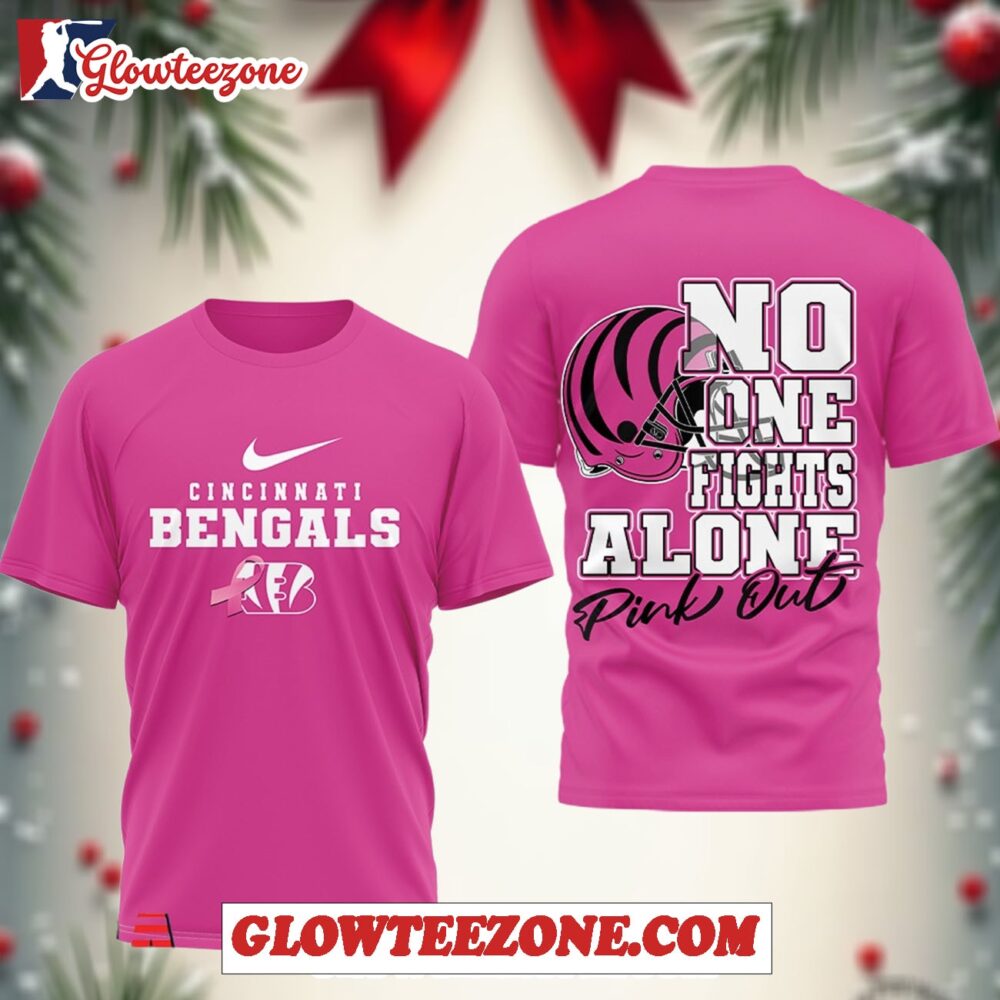 Cincinnati Bengals Cancer October 2025 3d Shirt 1