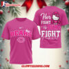 Cincinnati Bengals Nfl Her Fight Is Our Fight X Hello Kitty 3d Shirt 1
