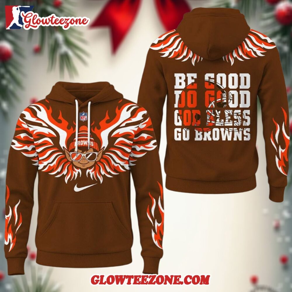 Cleveland Browns 2025 Nfl Fire Wings All Over Print Hoodie Shirt 1