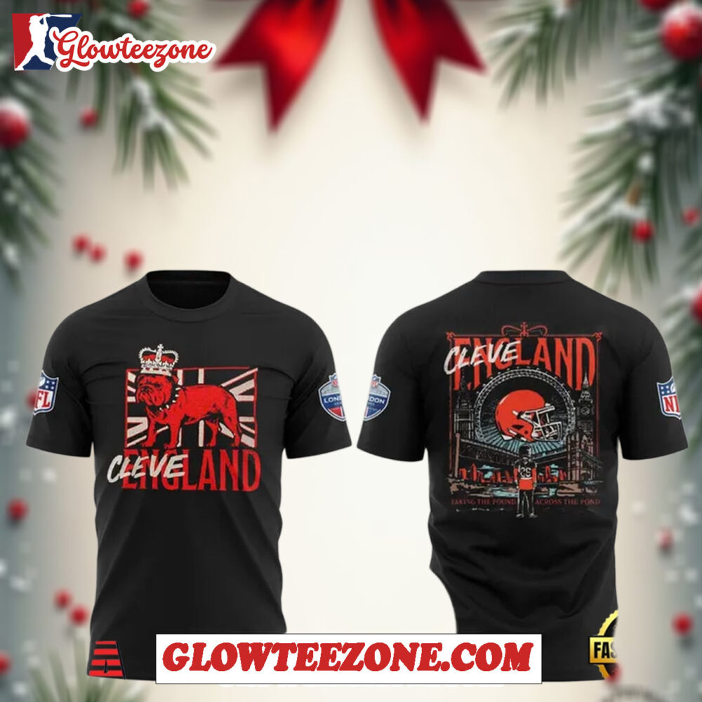 Cleveland Browns Nfl London Game 2025 Special 3d Shirt 1