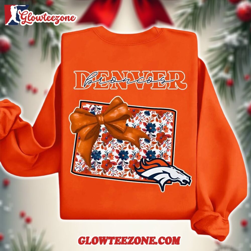 Denver Broncos 2025 Nfl Cozy State Bow Sweatshirt 1