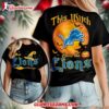 Detroit Lions 2025 Nfl Halloween Witch Unisex 3d Shirt 1