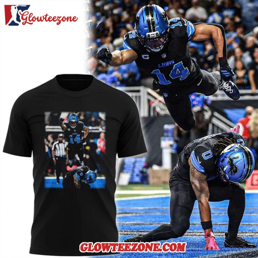 Detroit Lions Amon ra St Brown And Jahmyr Gibbs Superman X Spider Man Celly Limited Edition Shirt 1