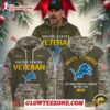 Detroit Lions Nfl Veteran Birthday 2025 Custom Name Unisex Hoodie 1