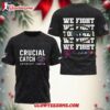 Green Bay Packers 2025 Nfl Crucial Catch Intercept Cancer We Fight Together 3d Shirt 1