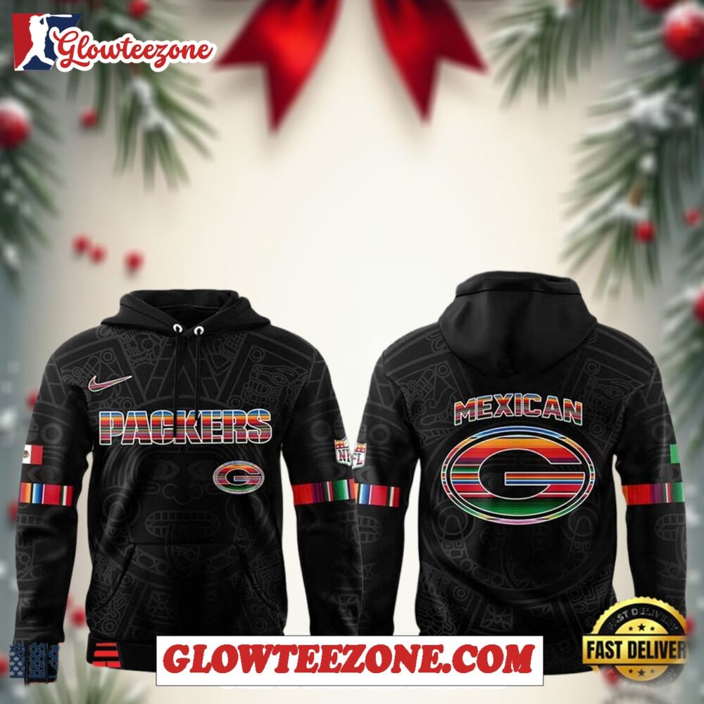 Green Bay Packers Nfl Mexican Heritage 2025 All Over Print Hoodie 1
