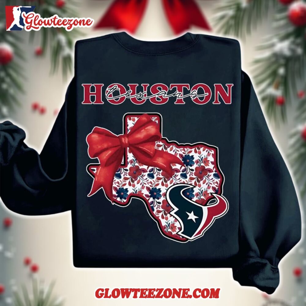 Houston Texans 2025 Nfl Cozy State Bow Sweatshirt 1