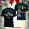 Houston Texans Autism Awareness 3d Shirt 1