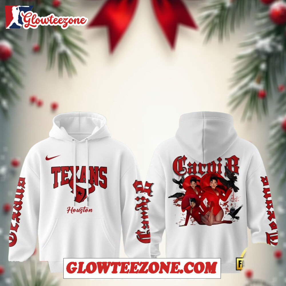 Houston Texans X Cardi B Little Miss Drama Tour 2026 Limited Edition Hoodie 1
