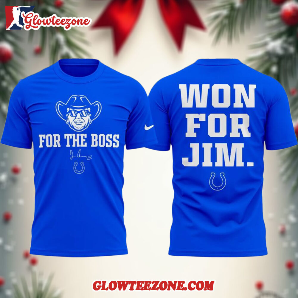 Indianapolis Colts 2025 Nfl For The Boss Jim Irsay T Shirt 1