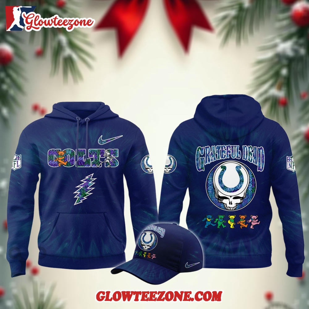 Indianapolis Colts Grateful Dead Limited Hoodie 1