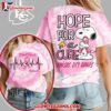 Kansas City Chiefs 2025 Nfl Breast Cancer Awareness Snoopy Hope For A Cure All Over Print Shirt 1