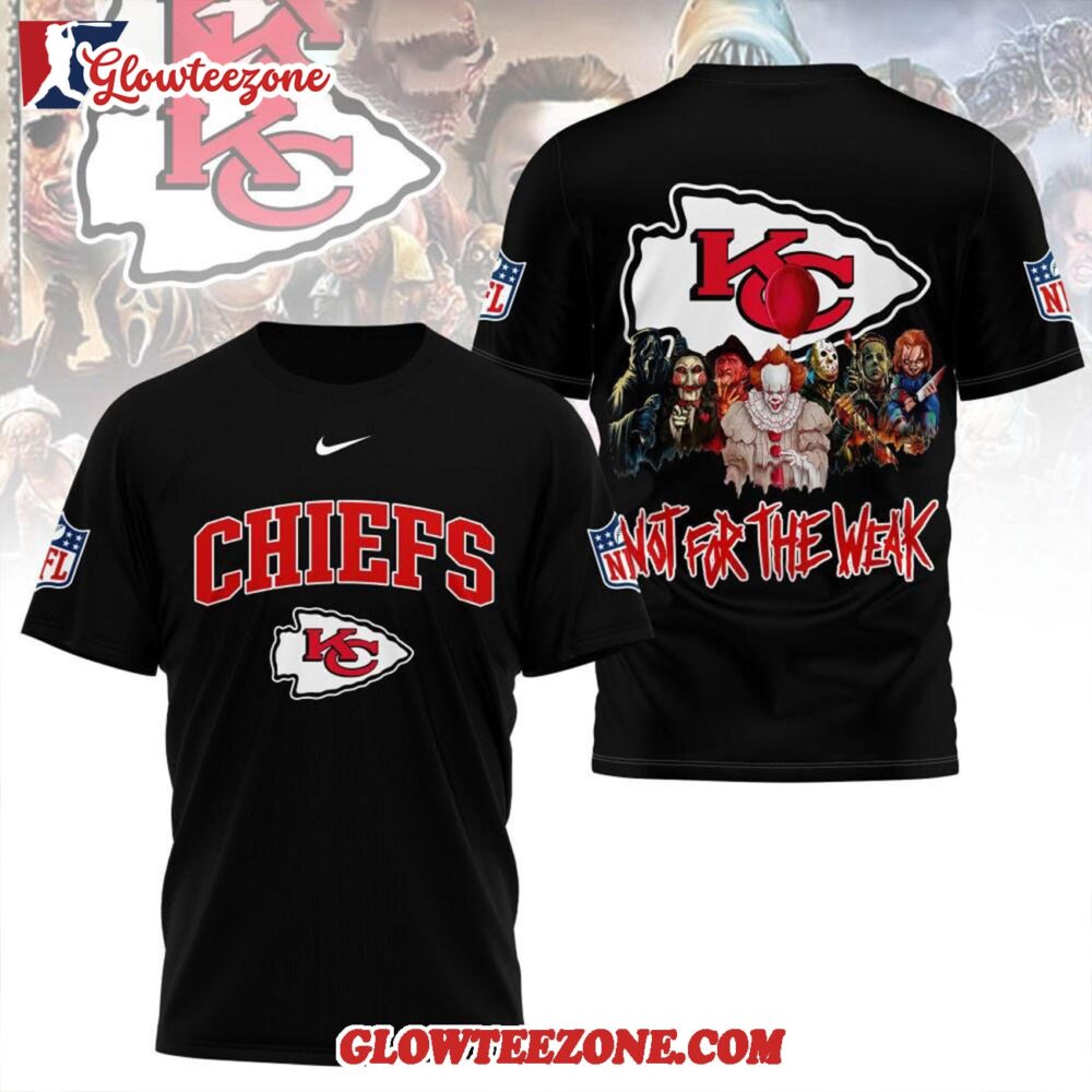 Kansas City Chiefs 2025 Nfl Not For The Weak Halloween All Over Print Shirt 1