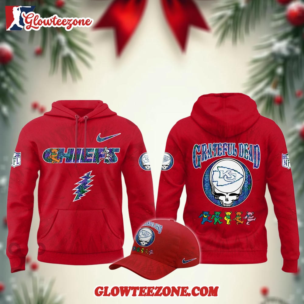 Kansas City Chiefs Grateful Dead Limited Hoodie 1