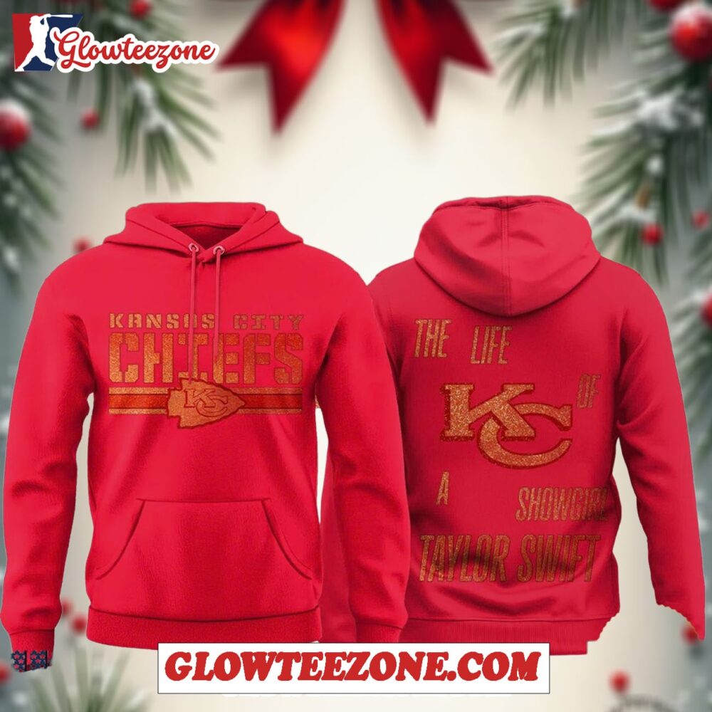 Kansas City Chiefs X Taylor Swift New Album The Life Of A Showgirl Unisex Hoodie 1
