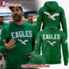 Kelly Green Philadelphia Eagles Big And Tall Alt Pack Dri fit Hoodie 1