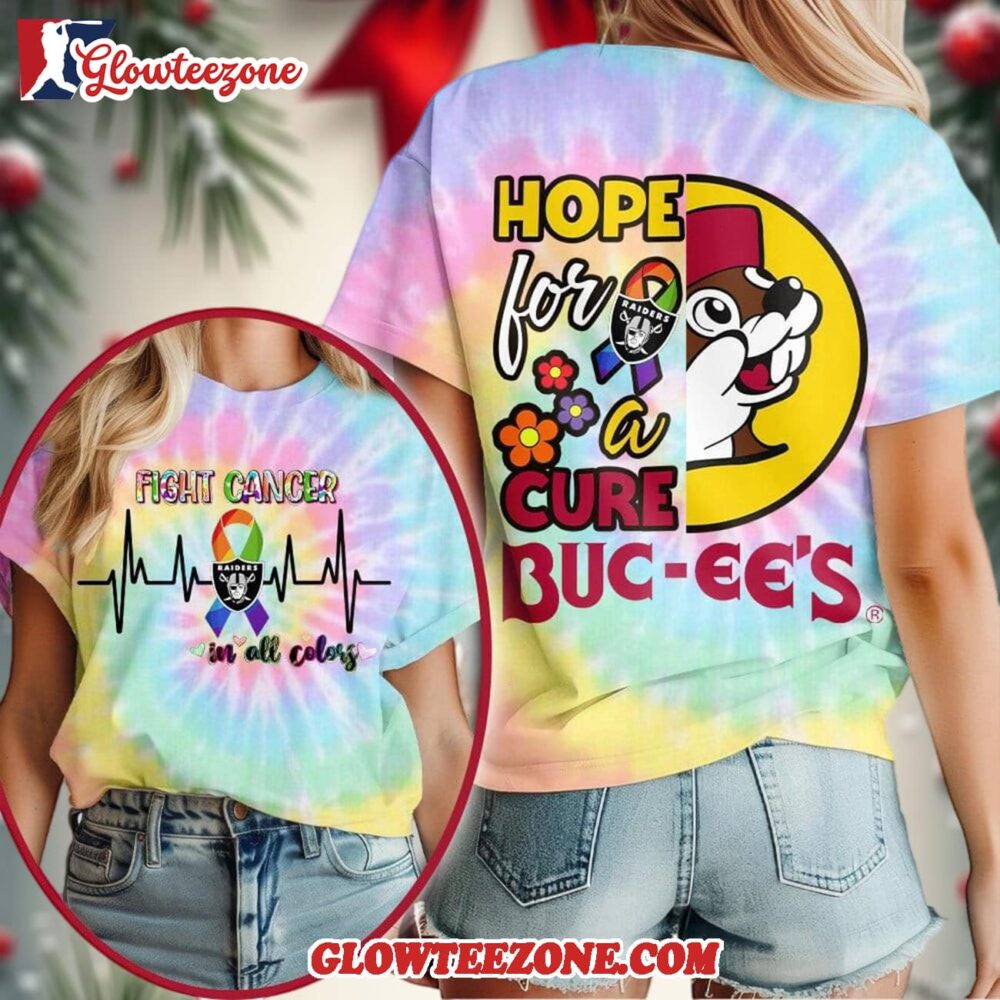 Las Vegas Raiders 2025 Nfl Buc ees Cancer Awareness All Over Printed Shirt 1