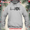 Las Vegas Raiders Heartbeat Hoodie Unisex Football T shirt Hoodie 1