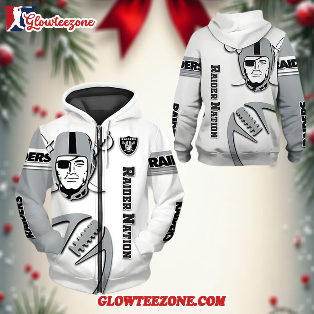 Las Vegas Raiders Nation Zip Hoodie 1