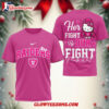 Las Vegas Raiders Nfl Her Fight Is Our Fight X Hello Kitty 3d Shirt 1