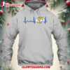 Los Angeles Rams Heartbeat Hoodie Unisex Football T shirt Hoodie 1