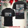 Miami Dolphins 2025 Nfl Crucial Catch Intercept Cancer We Fight Together 3d Shirt 1