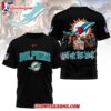 Miami Dolphins 2025 Nfl Not For The Weak Halloween All Over Print Shirt 1