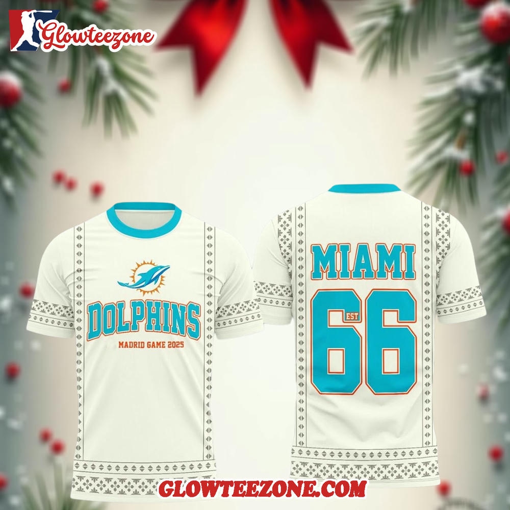 Miami Dolphins In Madrid Game Shirt 1