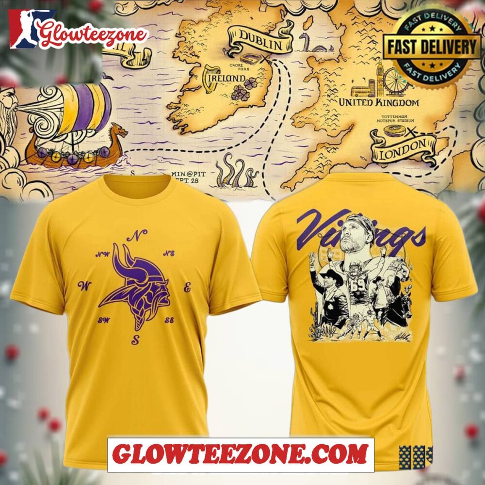 Minnesota Vikings Set Sall Special 3d Shirt 1