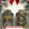 Minnesota Vikings Veteran Nfl Veteran Birthday 2025 Custom Name Unisex Hoodie 1
