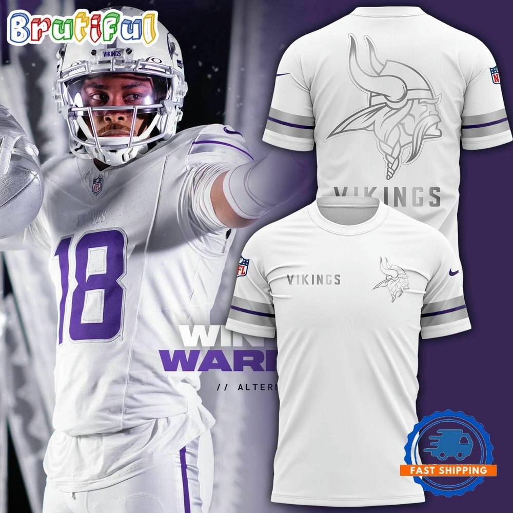 Minnesota Vikings Winter Warrior T Shirt 1