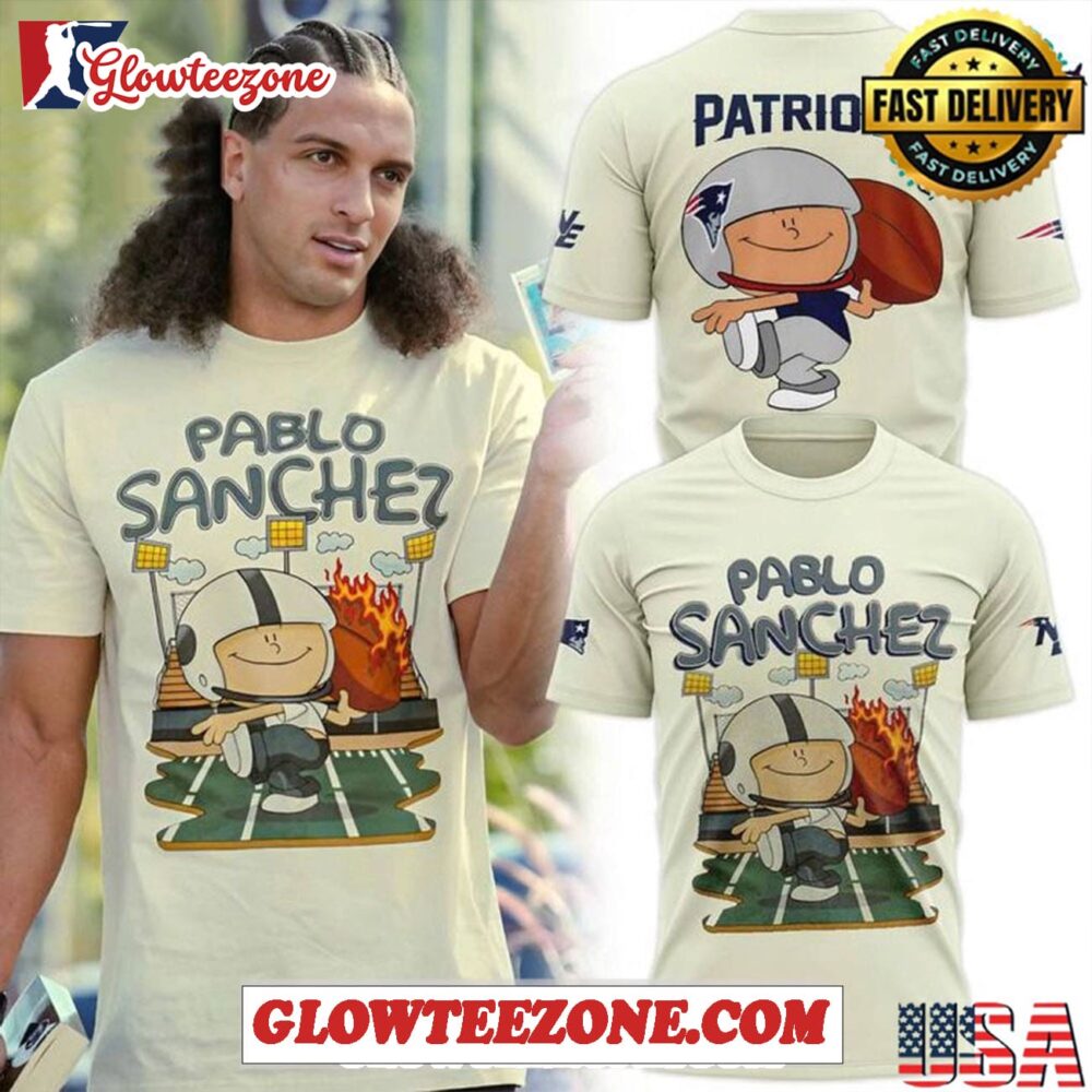 New England Patriots Goat Pablo Sanchez Unisex 3d Shirt 1
