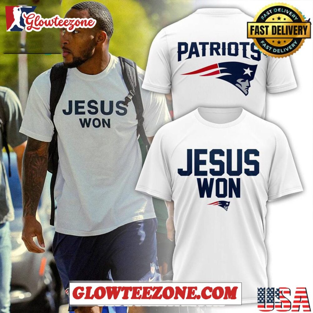 New England Patriots Jesus Won Limited Edition 3d Shirt 1