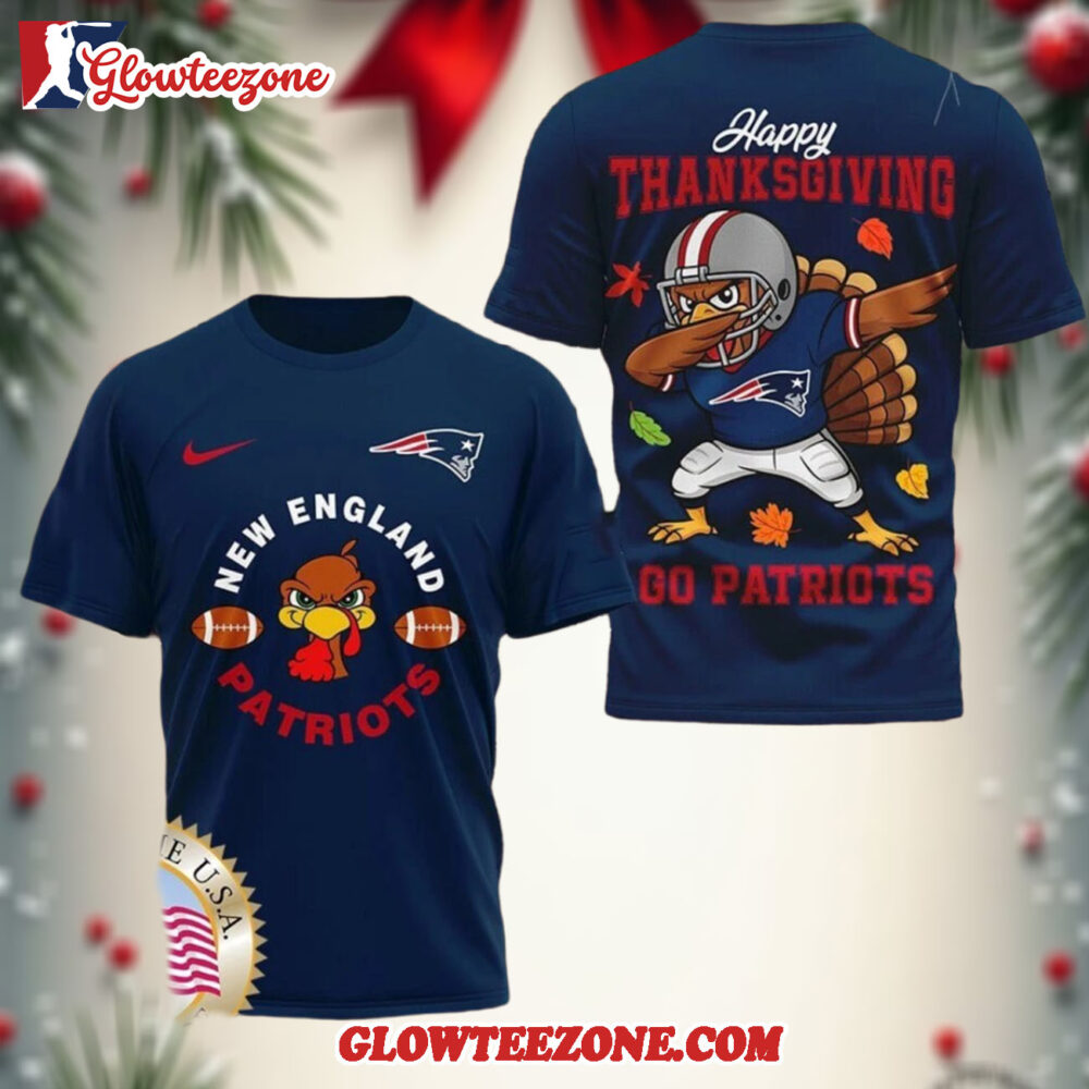 New England Patriots Nfl Turkey Game Happy Thanksgiving Shirt 1