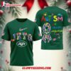 New York Jets Autism Awareness 3d Shirt 1