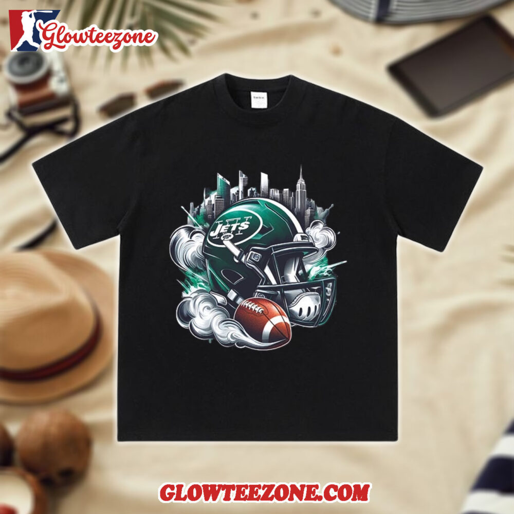 New York Jets City Helmet Smokeout Shirt