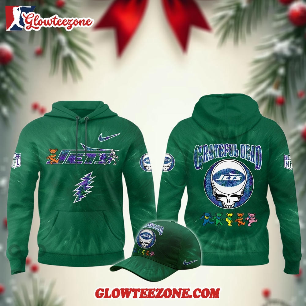 New York Jets Grateful Dead Limited Hoodie 1