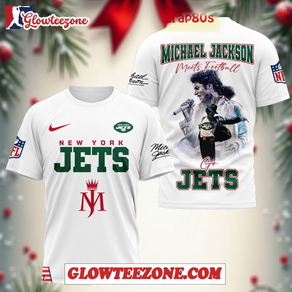 New York Jets Nfl Michael Jackson Fan 3d Shirt 1